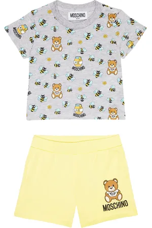 Moschino Bebé - set de camiseta y shorts de algodón