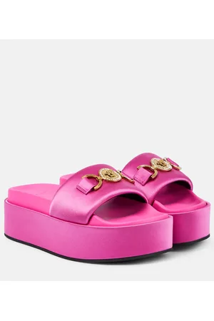 VERSACE Sandalias Medusa Biggie de satén