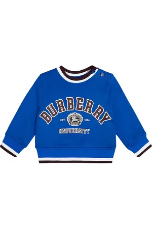 Burberry Bebé - sudadera de algodón con logo
