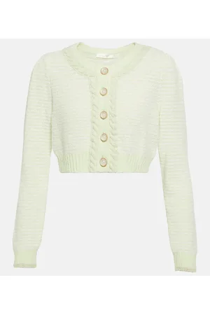LOVESHACKFANCY Cárdigan Twain cropped