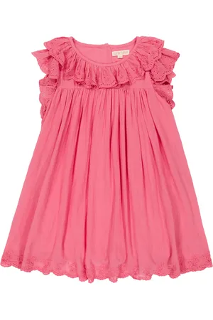 Louise Misha Vestido corto Shantiya de algodón