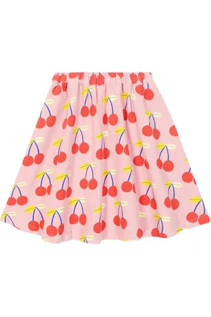 Jelly Mallow Falda de pana estampada