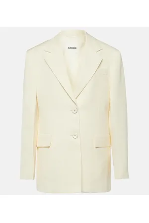 Jil Sander Blazer oversized de mezcla de seda