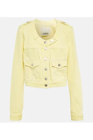 Isabel Marant Chaqueta Valene en denim cropped