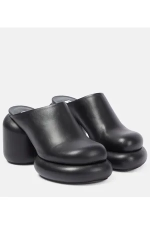 Jil Sander Mules de piel
