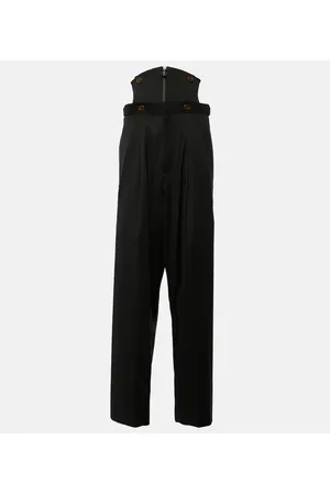 Vivienne Westwood Pantalones tapered Corset de lana