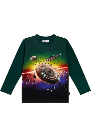 Molo Camiseta Reif de algodón estampada