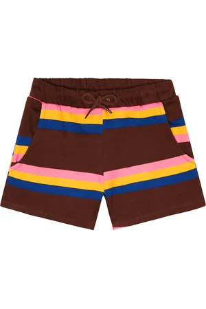 Mini Rodini Shorts en jersey de algodón a rayas