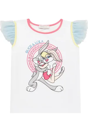 MONNALISA Camiseta en mezcla de algodón estampada