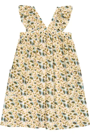 BONPOINT Vestido de algodón floral