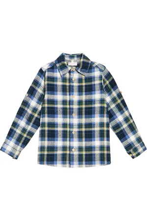 La Coqueta Camisa Nico de algodón a cuadros