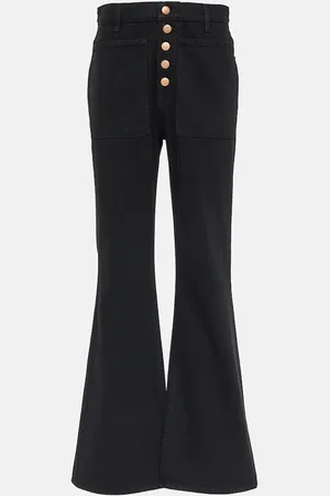 ULLA JOHNSON Jeans flared Lou de tiro alto
