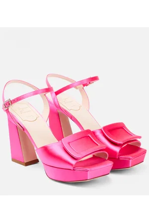 Roger Vivier Sandalias de satén