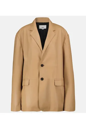 The Frankie Shop Blazer Olympia de piel sintética