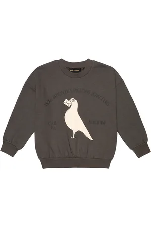 Mini Rodini Sudadera Pigeons en jersey de algodón