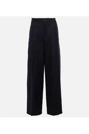 Chloé Chloé Pantalones anchos de lino