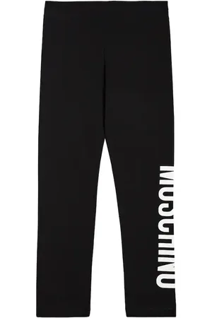 Moschino Leggings de jersey de algodón con logo