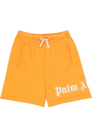 Palm Angels Shorts en jersey de algodón con logo