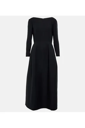 The Row Vestido midi Lilibet de lana y seda