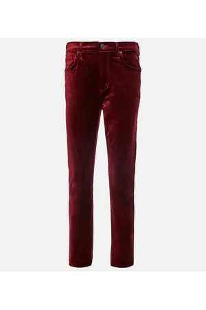 Citizens of Humanity Pantalones Jolene de terciopelo y tiro alto