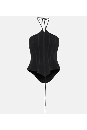 MATICEVSKI Bustier Intuit con cuello halter
