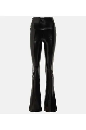Norma Kamali Leggings Spat de charol sintético