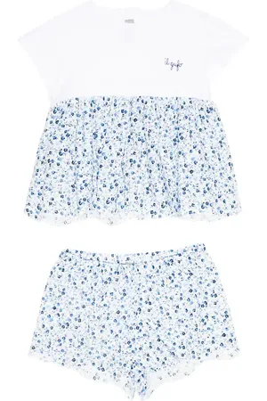 Il gufo Bebé - conjunto de vestido y shorts