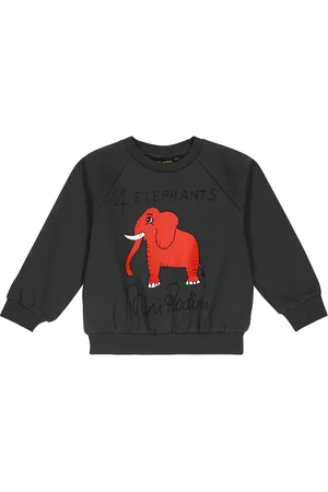 Mini Rodini Sudadera de algodón estampada