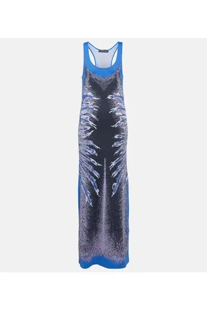 Y / PROJECT Vestido largo estampado