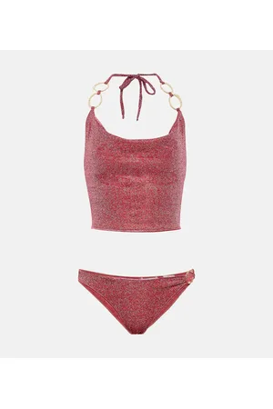 Oseree Oséree Bikini Lumière O-Gem metalizado