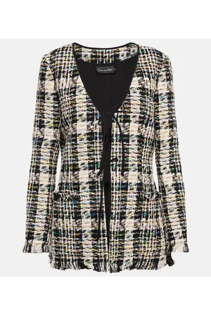 Oscar de la Renta Chaqueta de punto en mezcla de algodón