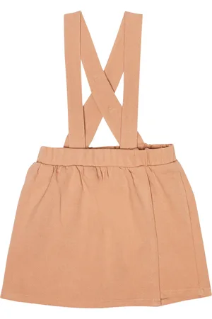 Donsje Shorts Giulia de algodón y lino con tirantes
