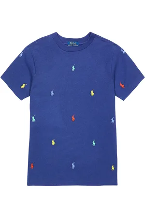 Ralph Lauren Camiseta de piqué de algodón bordada