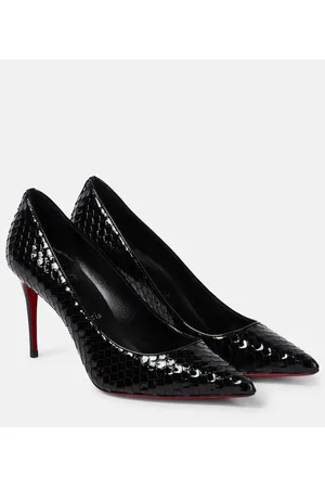 Christian Louboutin Salones Kate de piel estampada