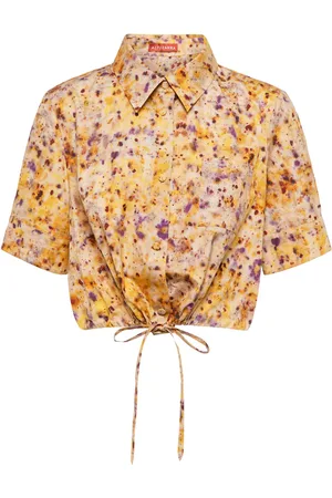 Altuzarra Top Ben en mezcla de algodón floral