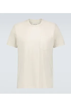 Les Tien Camiseta de algodón con bolsillo