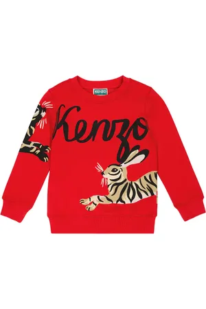 Kenzo Sudadera de algodón estampada
