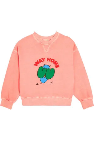 Jelly Mallow Sudadera en jersey de algodón estampado