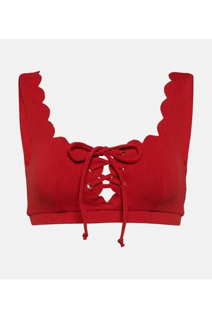 Marysia Top de bikini Palm Springs anudado