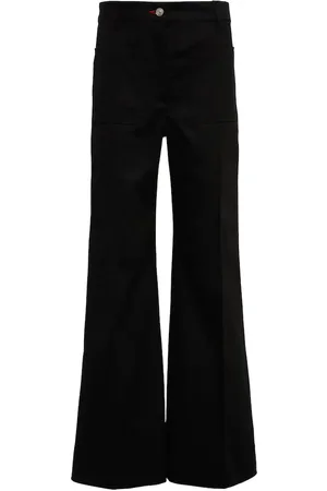 Victoria Beckham Jeans anchos de tiro alto