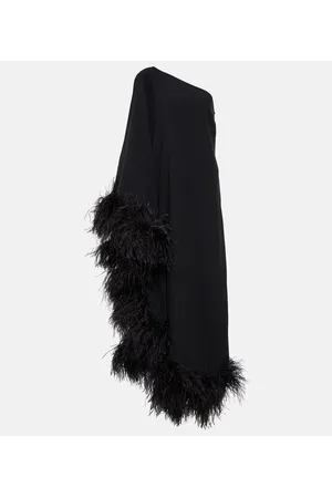 ‎Taller Marmo‎ Vestido de fiesta Ubud con plumas