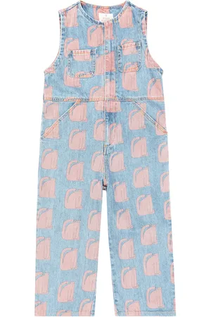 Jelly Mallow Peto de denim estampado