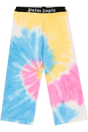Palm Angels Pantalones deportivos de jersey tie-dye