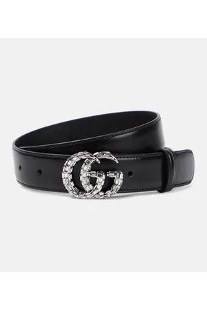 Gucci Cinturón GG Marmont de piel adornado