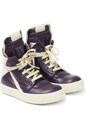 Rick Owens Zapatillas altas Geobasket de piel