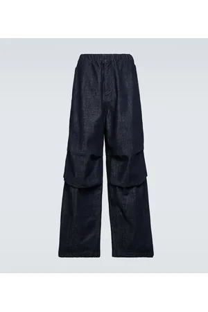 Jil Sander Pantalones anchos de denim