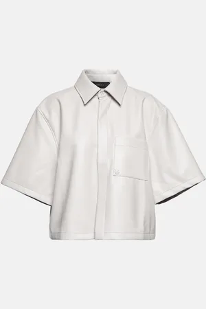 AMIRI Sobrecamisa de piel sintética