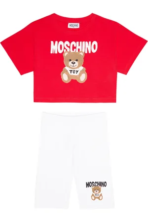 Moschino Set de camiseta y shorts de algodón