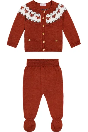 La Coqueta Bebé - set de chaqueta y pantalones de lana