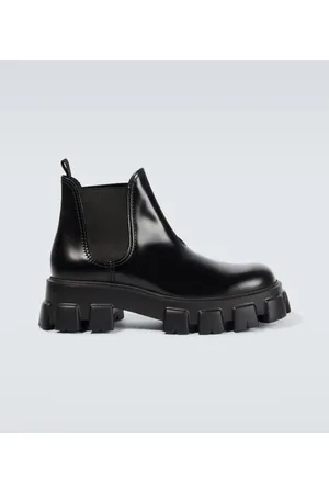 Prada Botas chelsea Monolith de piel